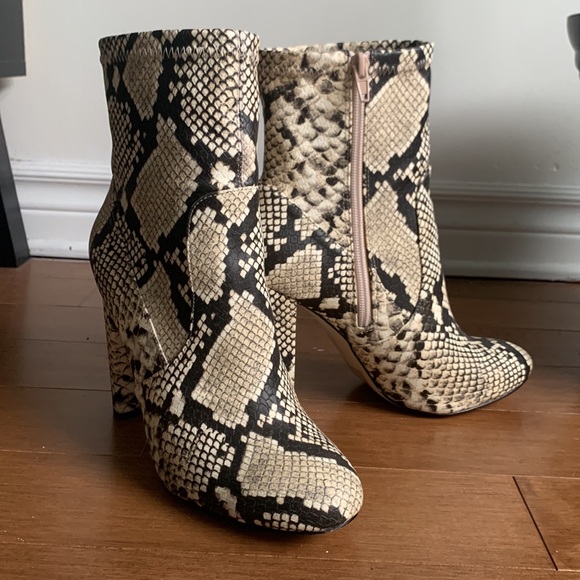 Call it Spring Faux snake skin booties - Picture 2 of 4